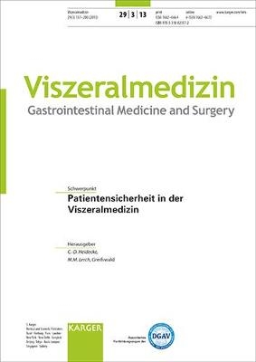 Patientensicherheit in der Viszeralmedizin