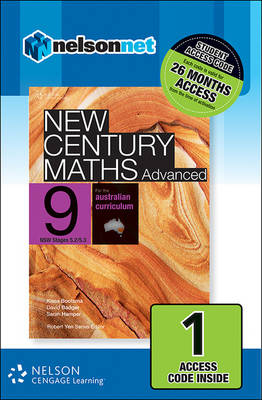 New Century Maths Advanced 9 for the Australian Curriculum NSW Stage 5.2/5.3 (1 Access Code Card)