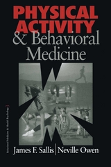 Physical Activity and Behavioral Medicine - James  F. Sallis, Neville G. Owen
