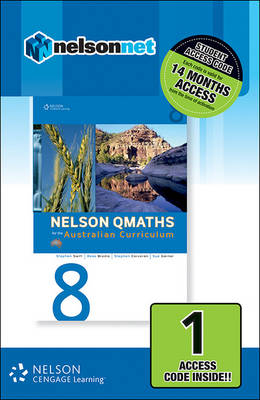 Nelson QMaths 8 for the Australian Curriculum (1 Access Code Card) - Stephen Swift, Ross Brodie, Stephen Corcoran, Sue Garner