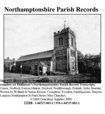 Northamptonshire Phillimore Parish Records (Marriages)