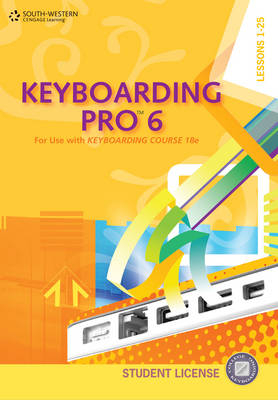 Keyboarding Pro 6, Student License (with User Guide and CD-ROM)