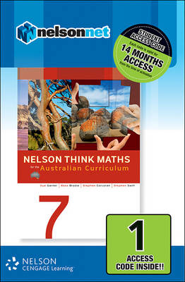 Nelson Think Maths 7 for the Australian Curriculum (1 Access Code Card)