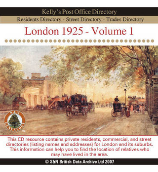 London 1925 Post Office Directory