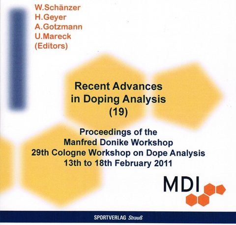 Recent Advances in Doping Analysis (19) - 