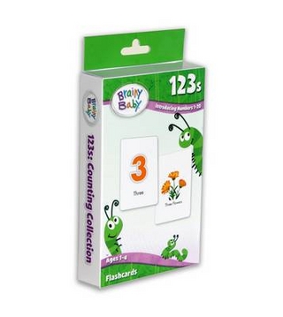 Brainy Baby - 123s (Flash Cards)
