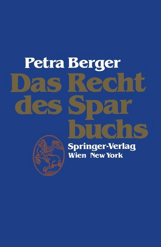 Das Recht des Sparbuchs
