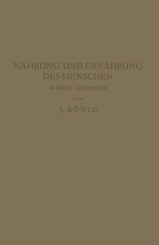 Nahrung und Ernährung des Menschen