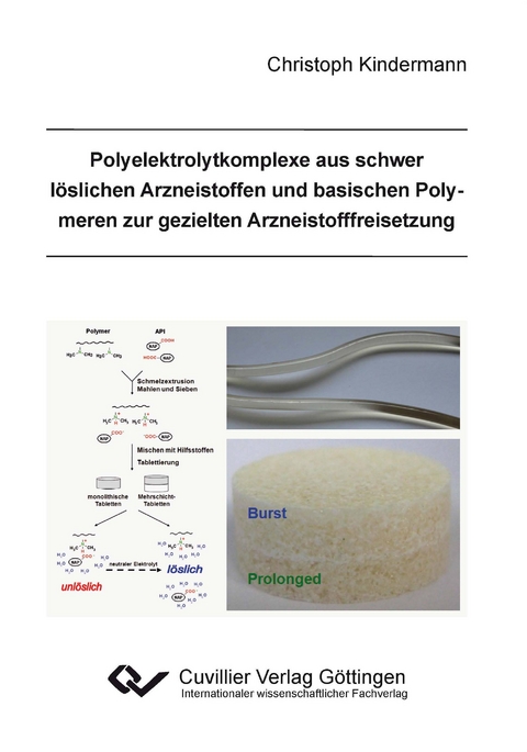 Polyelektrolytkomplexe aus schwer l&ouml;slichen Arzneistoffen und basischen Polymeren zur gezielten Arzneistofffreisetzung - Christoph Kindermann