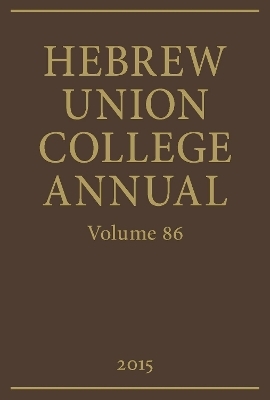 Hebrew Union College Annual -  Hebrew Union College Press