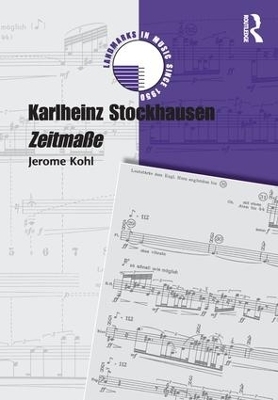 Karlheinz Stockhausen: Zeitma�
