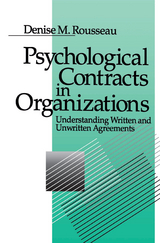 Psychological Contracts in Organizations - Denise M. Rousseau