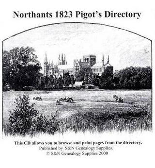 Northants 1823 Pigot's Directory