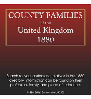 County Families of the United Kingdom 1880