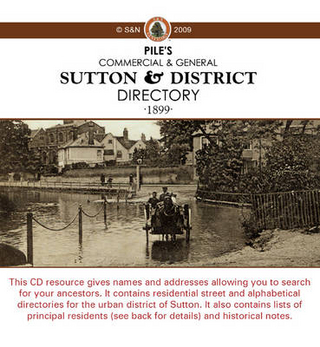 Derbyshire, Sutton and District 1899 Pile's Directory