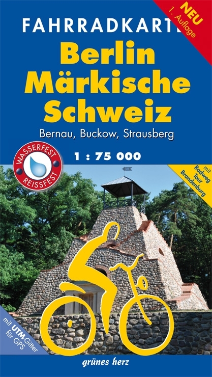 Fahrradkarte Berlin, M&auml;rkische Schweiz - 