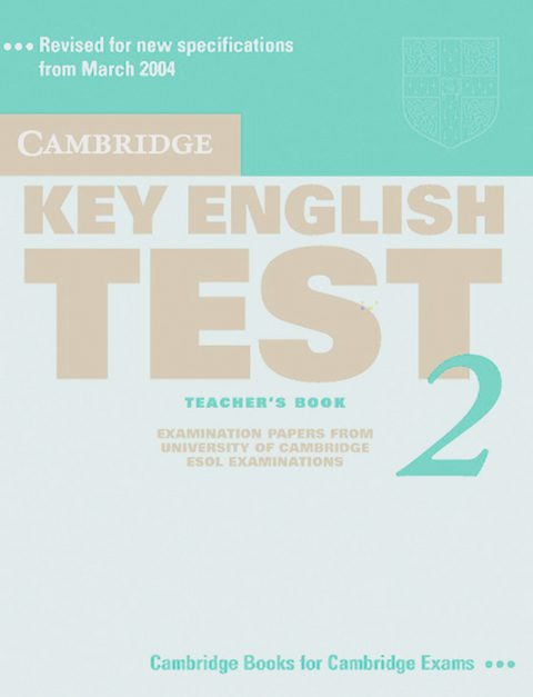 Cambridge Key English Test 2 New Edition