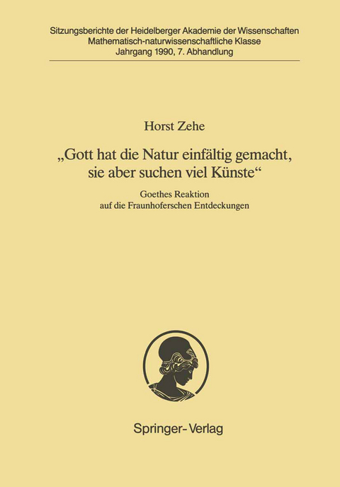 &bdquo;Gott hat die Natur einf&auml;ltig gemacht, sie aber schon viel K&uuml;nste&ldquo; - Horst Zehe