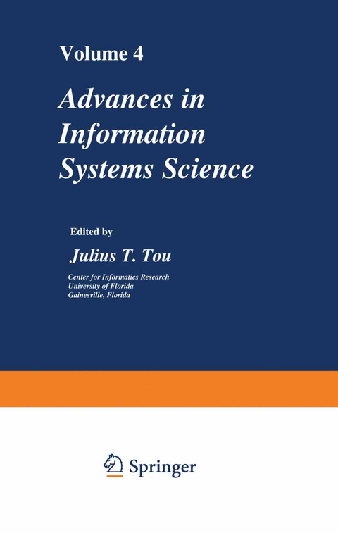 Advances in Information Systems Science - Julius T. Tou