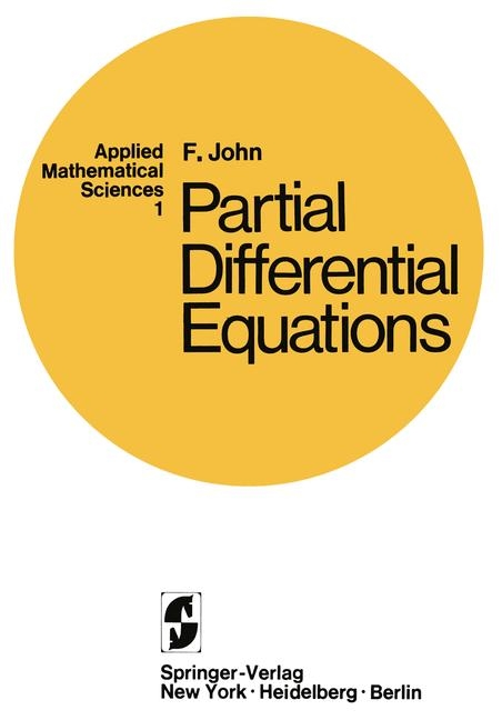 Partial Differential Equations - F. John