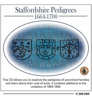 Staffordshire Pedigrees 1664-1700