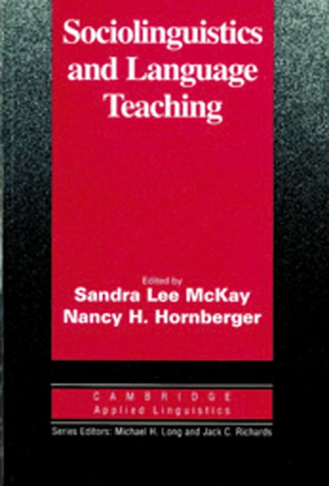 Sociolinguistics and Language Teaching