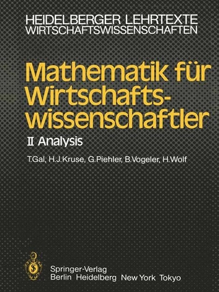 Mathematik Fur Wirtschaftswissenschaftler