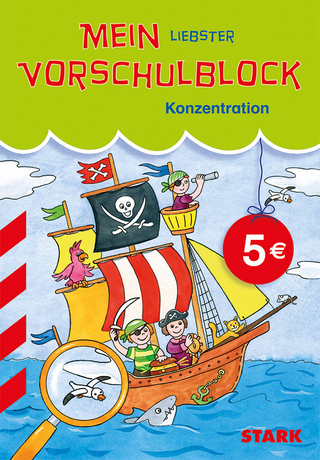 Rucksackblock Vorschule - Konzentration (Motiv Piratenschiff)