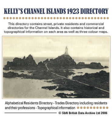 Channel Islands, Kelly's 1923 Directory