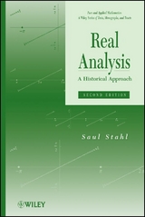 Real Analysis - Saul Stahl