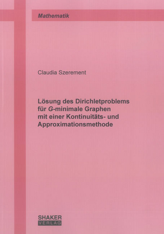 Lösung des Dirichletproblems für G-minimale Graphen mit einer Kontinuitäts- und Approximationsmethode