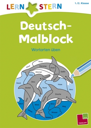 Deutsch-Malblock 1. /2. Klasse.  Wortarten üben