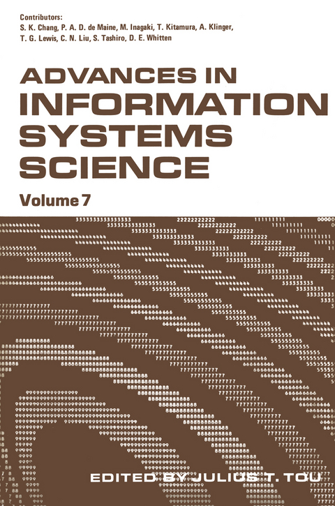 Advances in Information Systems Science - Julius T. Tou