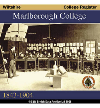 Wiltshire, Marlborough College Register 1843-1904