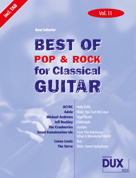 Best of Pop & Rock for Classical Guitar Vol. 11 - Beat Scherler