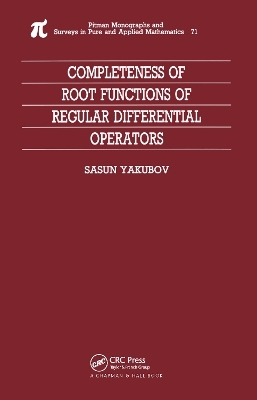Completeness of Root Functions of Regular Differential Operators - Sasun Yakubov