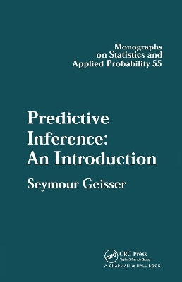 Predictive Inference - Seymour Geisser