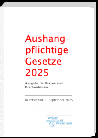 Aushangpflichtige Gesetze 2025