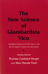 The New Science of Giambattista Vico - Giambattista Vico