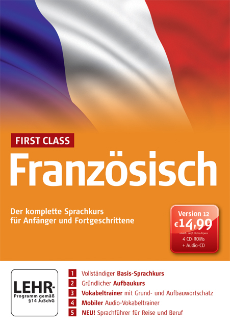 First Class Sprachkurs Franz&ouml;sisch 12.0