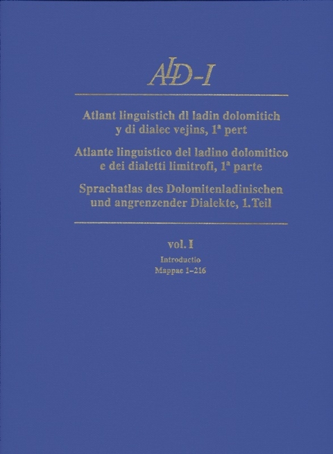 ALD-I Sprachatlas des Dolomitenladinischen und angrenzender Dialekte - 