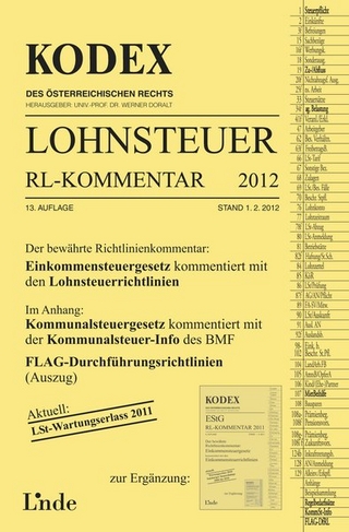 KODEX Lohnsteuer Richtlinien-Kommentar 2012
