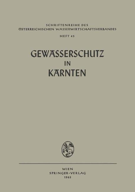 Gew&auml;sserschutz in K&auml;rnten