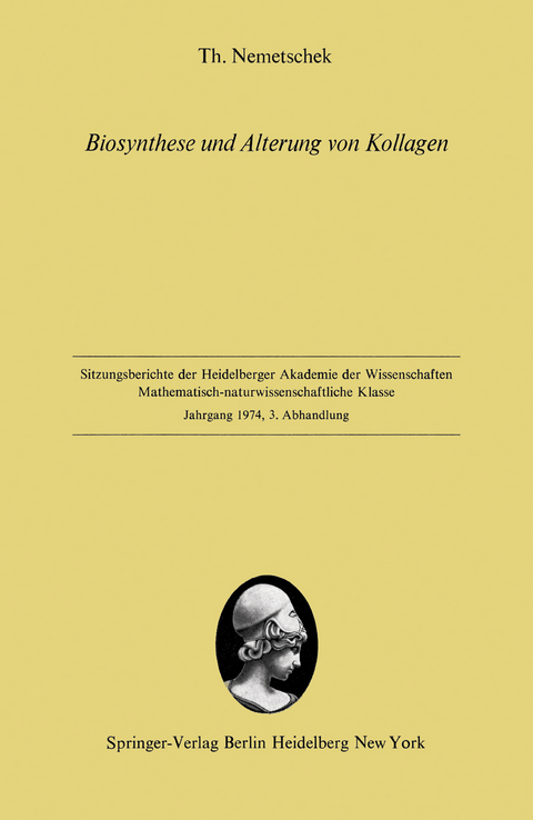 Biosynthese und Alterung von Kollagen - T. Nemetschek