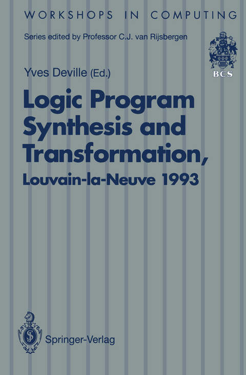 Logic Program Synthesis and Transformation - 