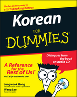 Korean For Dummies -  Jungwook Hong