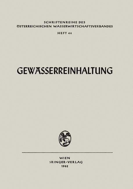 Gew&auml;sserreinhaltung