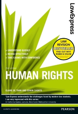 Law Express: Human Rights (Revision Guide) - Claire de Than, Edwin Shorts