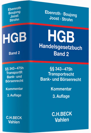 Handelsgesetzbuch Bd. 2: §§ 343-475h