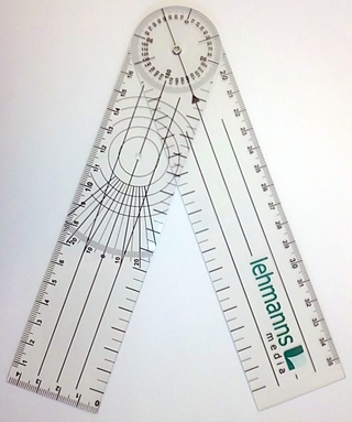 Lehmanns Goniometer Winkelmesser zur Gelenkmessung